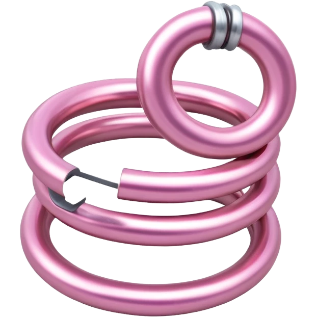 pink metallic spring  emoji