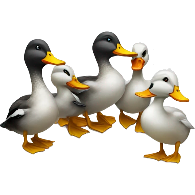 4 ducks emoji