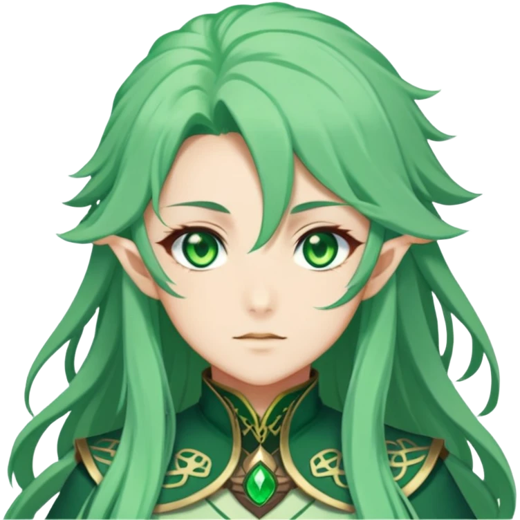 Nahida The Dendro Archon from Genshin Impact emoji