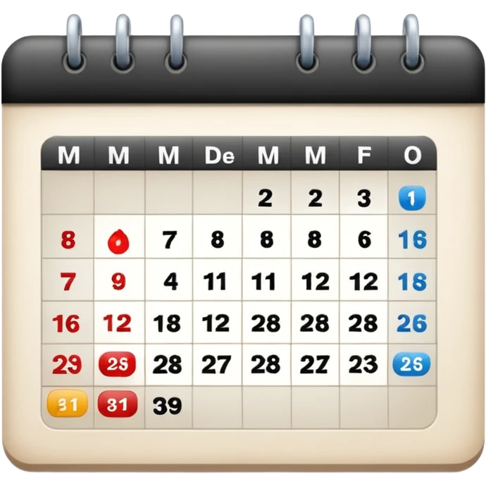 calendar emoji
