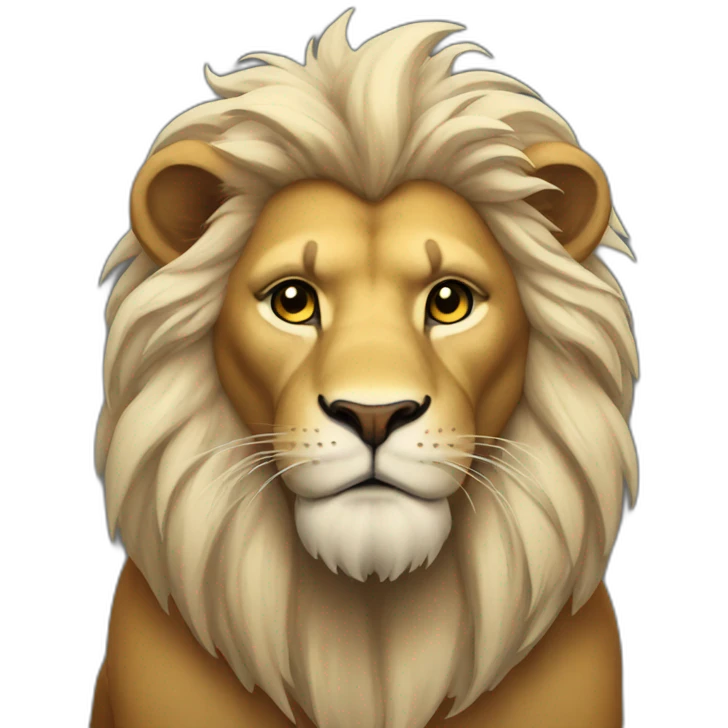 A super lion  emoji