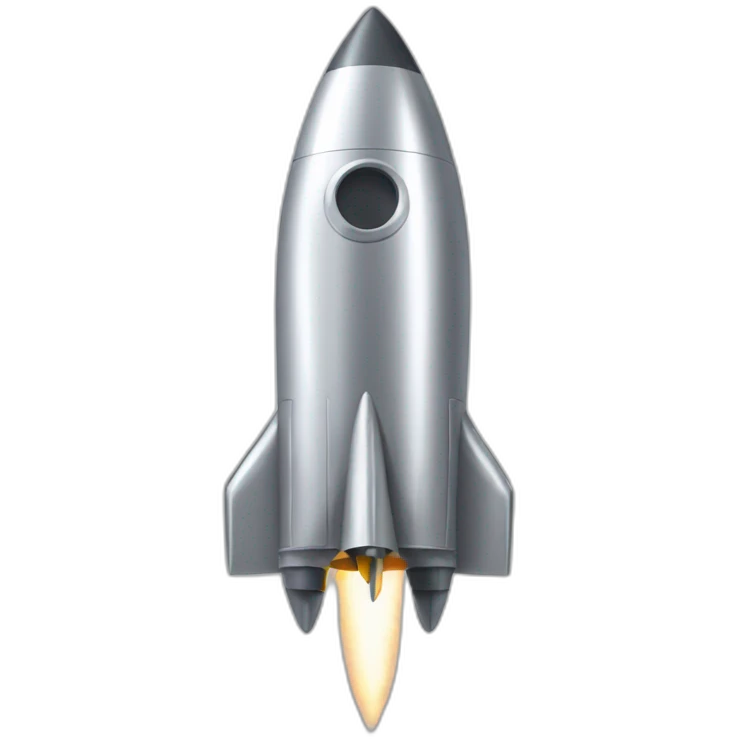 Silver Rocket emoji