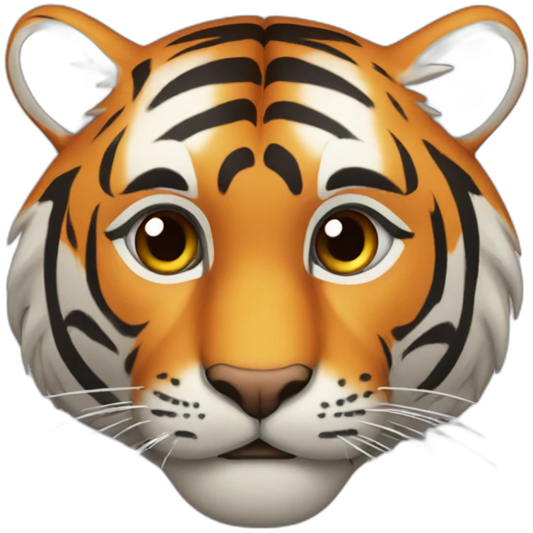 tiger's face emoji