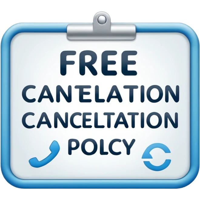 free cancellation policy emoji