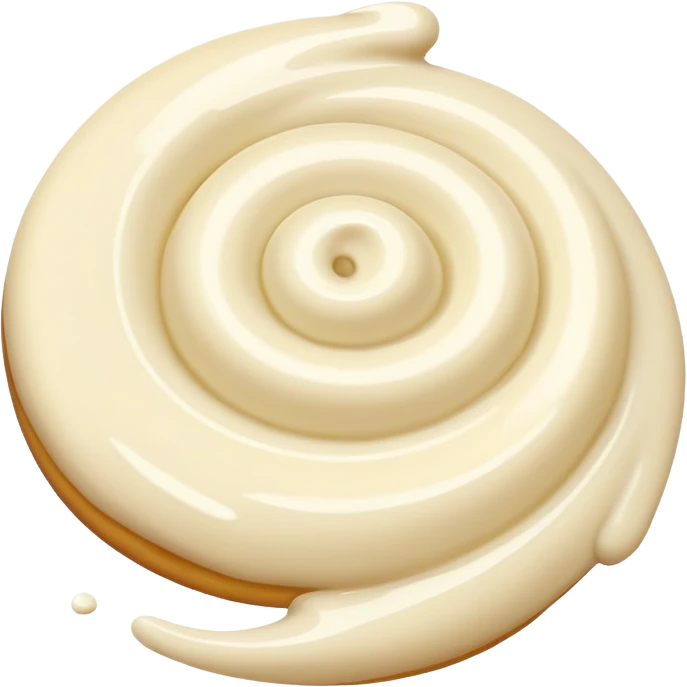 Cream down emoji