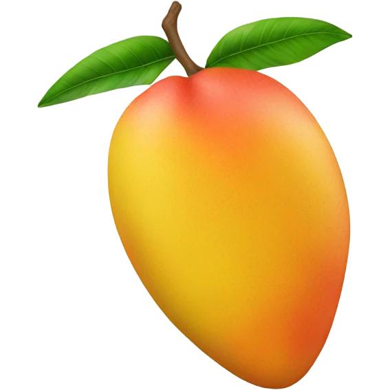 Realistic Mango emoji