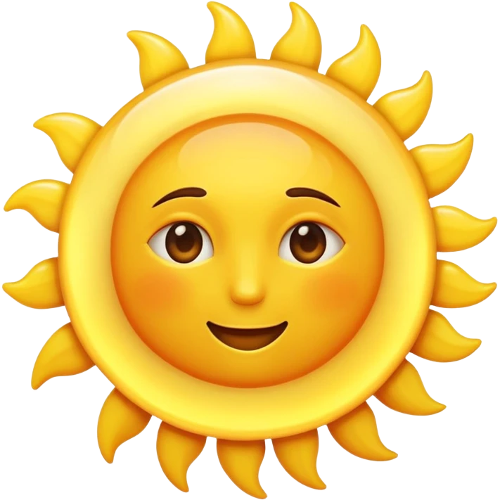 Sun realists emoji