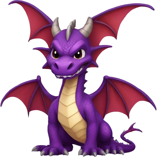 Cynder the Dragon emoji