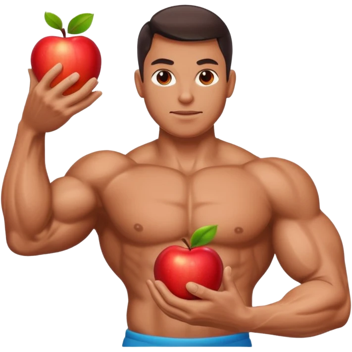 nutrition with a muslce  emoji