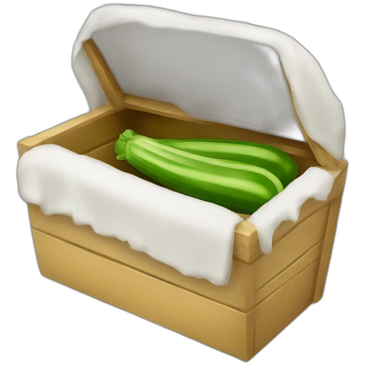 Manger courgette emoji
