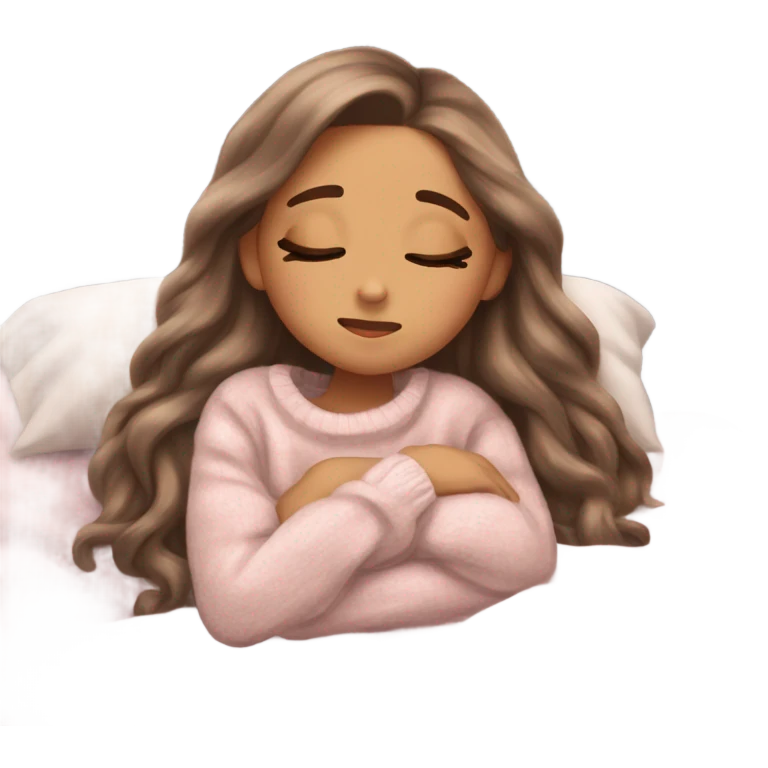 Ariana Grande sleeping emoji
