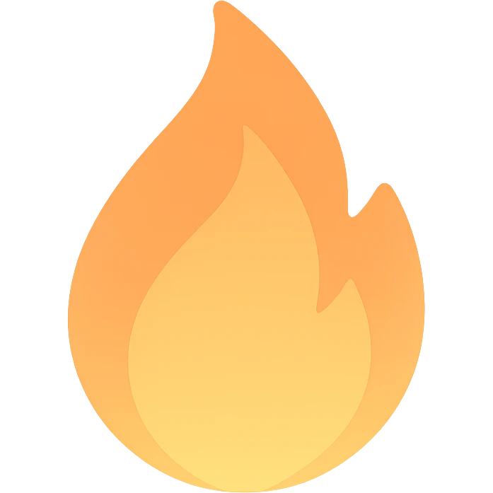 apricot fire emoji