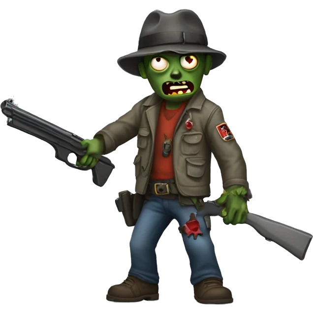 zombie hunter
 emoji