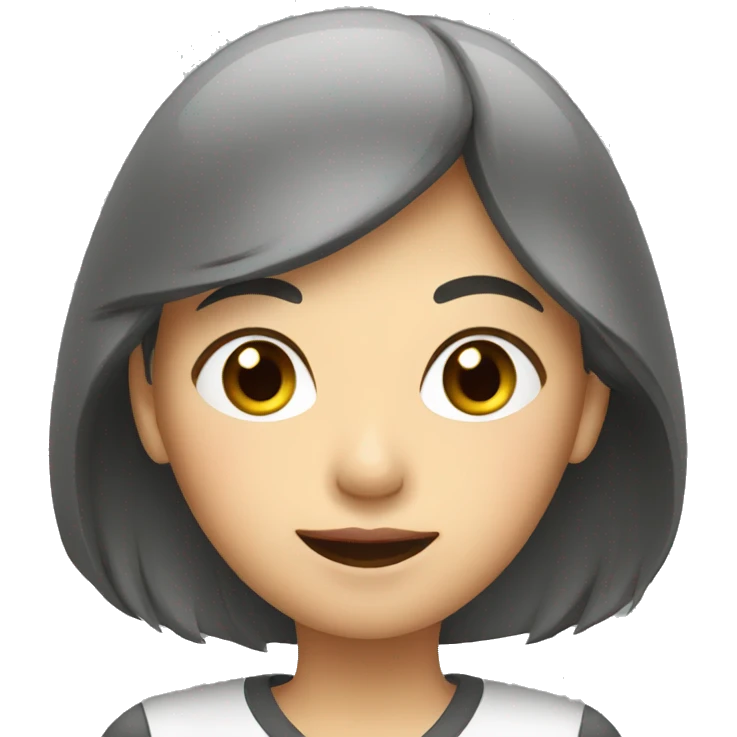 an asian women on a bicycle emoji