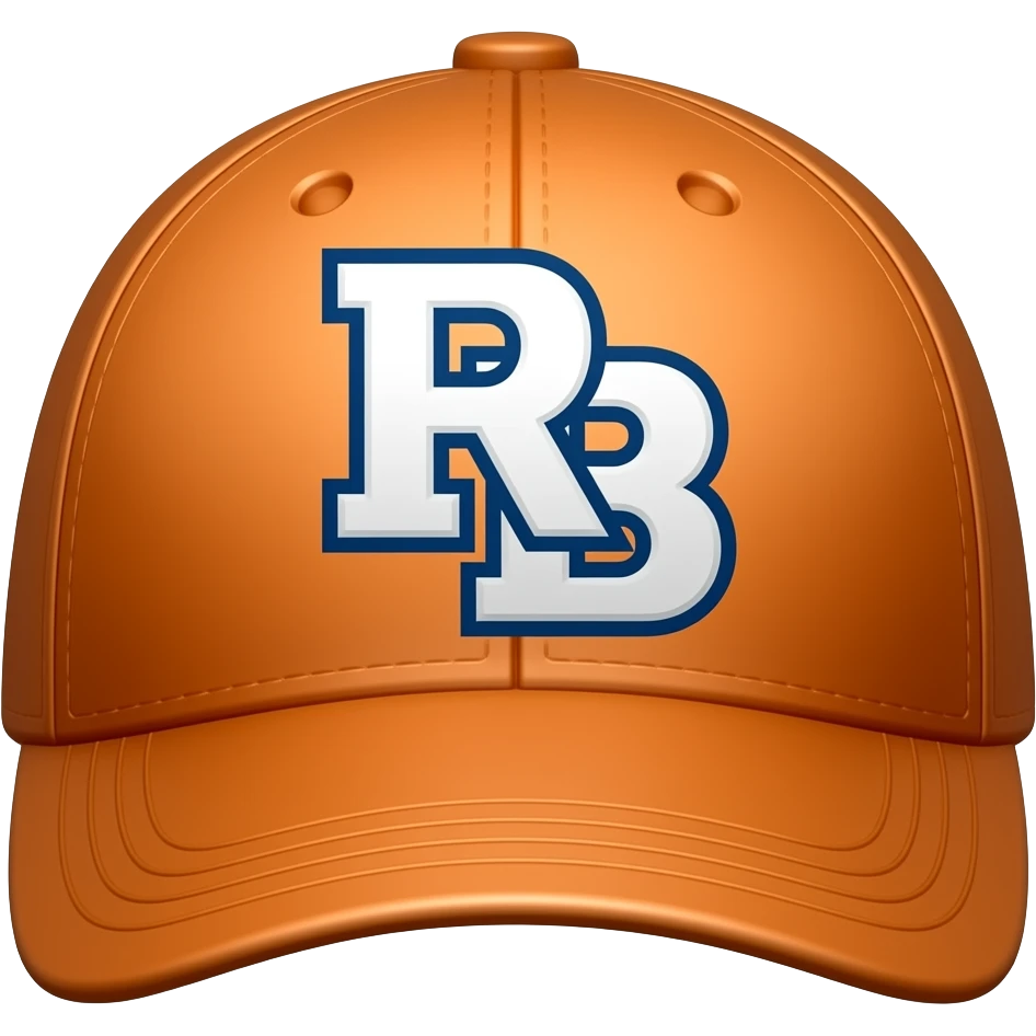 Orange cap of keep rcb logo emoji