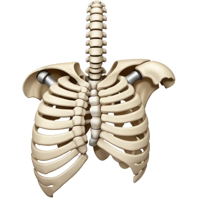 The bones of only  the shoulder emoji