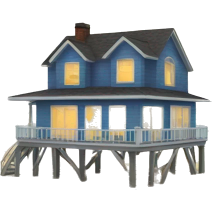 Beach house  emoji