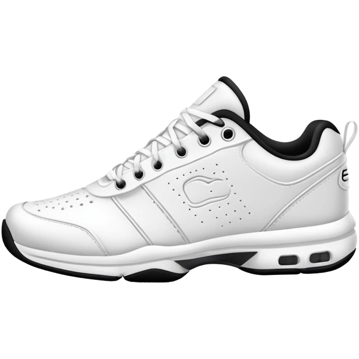 White oncloud tennis shoes emoji