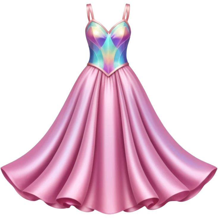 Realistic pink fairy sparkle dress emoji