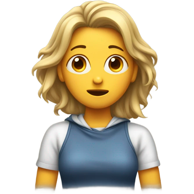 Girl that lags  emoji