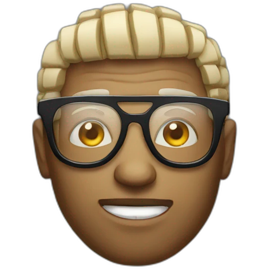 Lunettes gangsta emoji