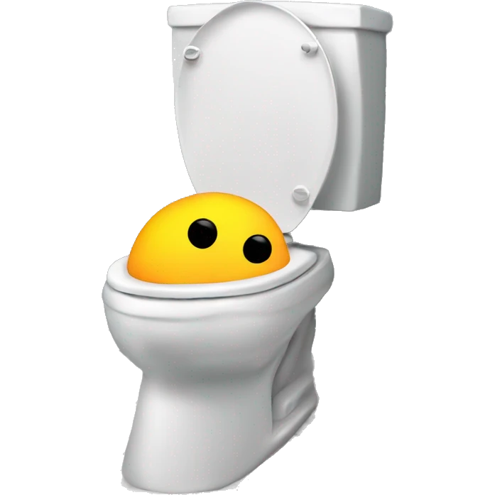 Skibidi Toilet coming out of toilet emoji