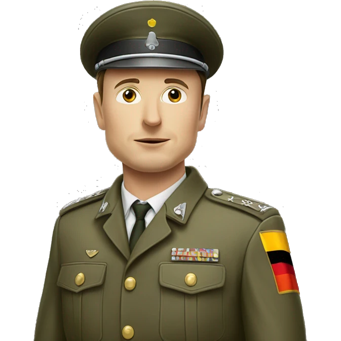 elon musk as a german army man emoji