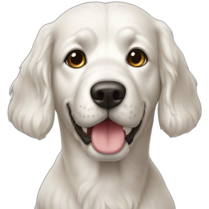 chien sur pied emoji