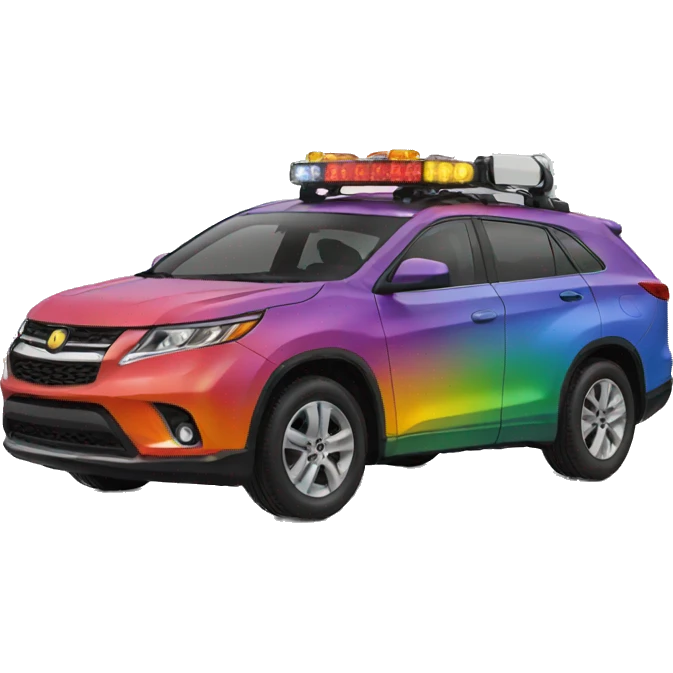 Pride car emoji