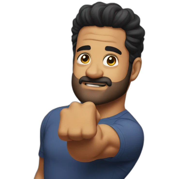 Jr NTR flexing emoji