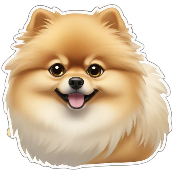 Pomeranian shpits emoji
