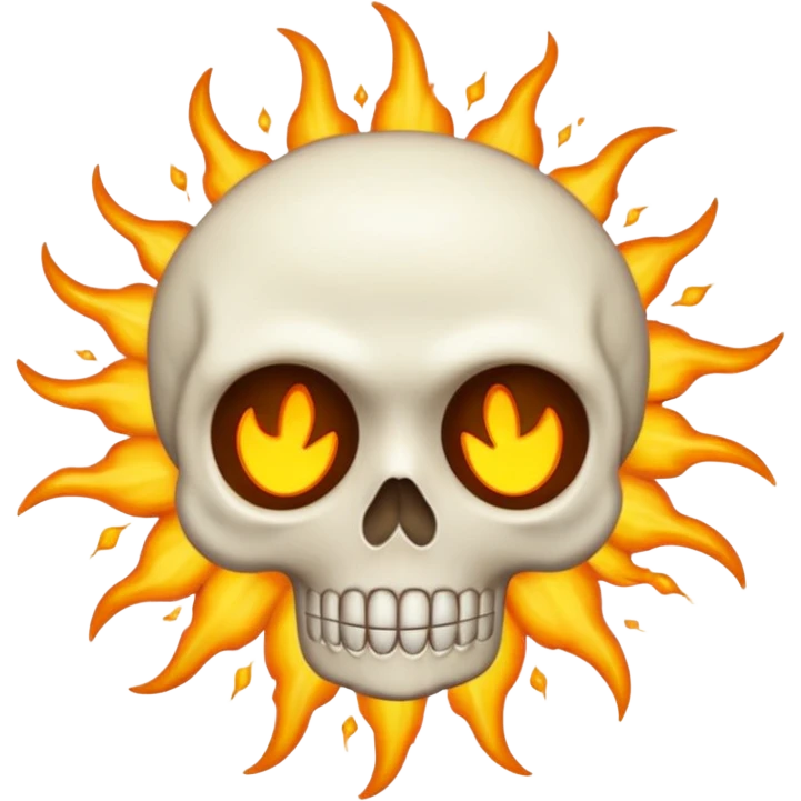 Cette emoji 💀fusionne avec celui la 🤯 emoji