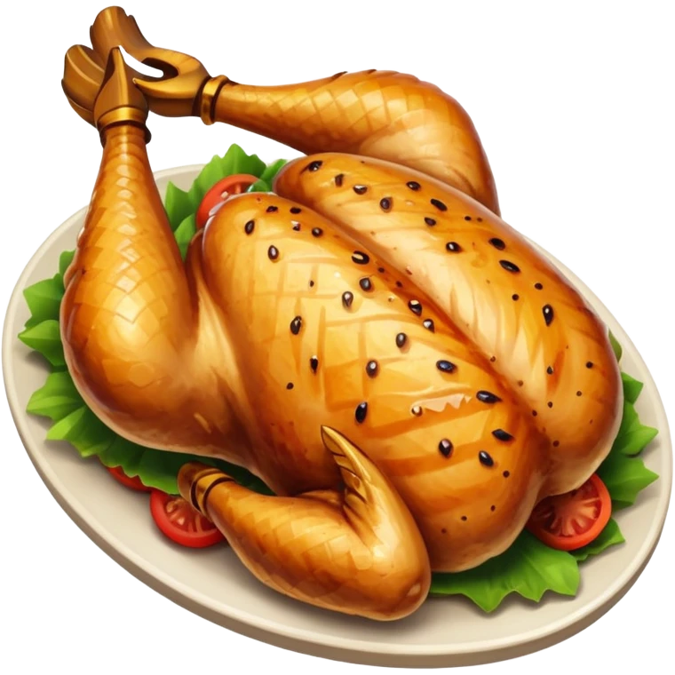 grilled chicken emoji