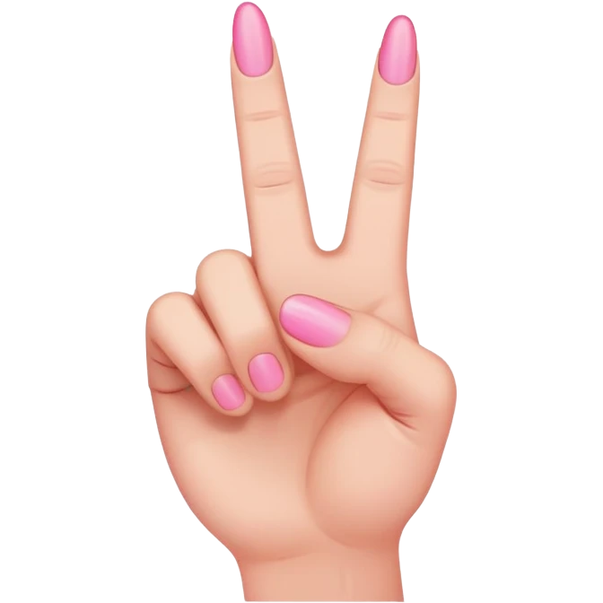 pink middle finger emoji