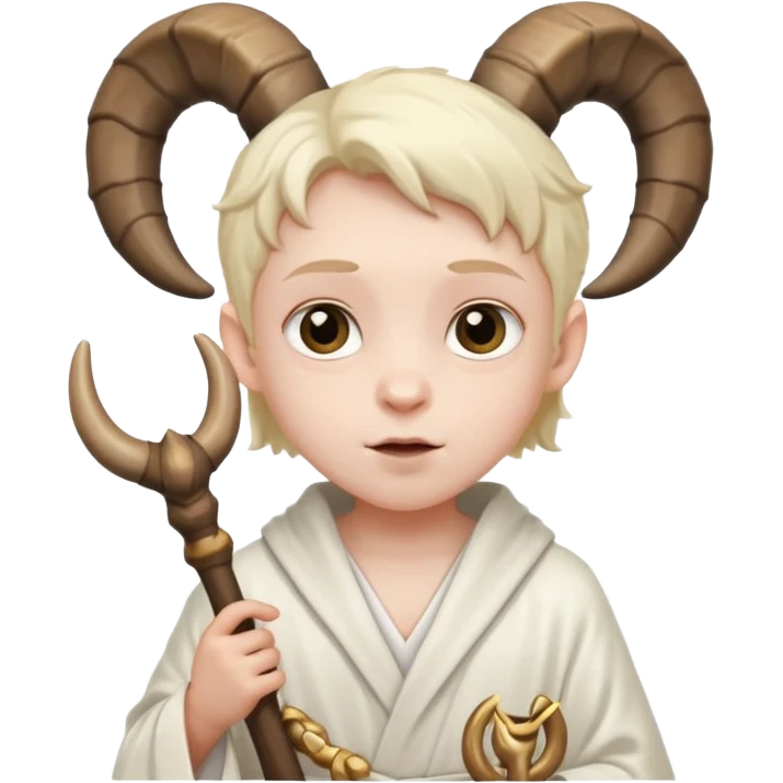 CHILD WITH RAM HORNS emoji