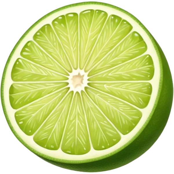 Lime Cut Fruit emoji