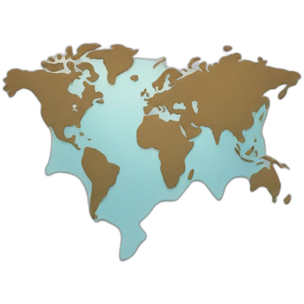 Dashboard with world map emoji