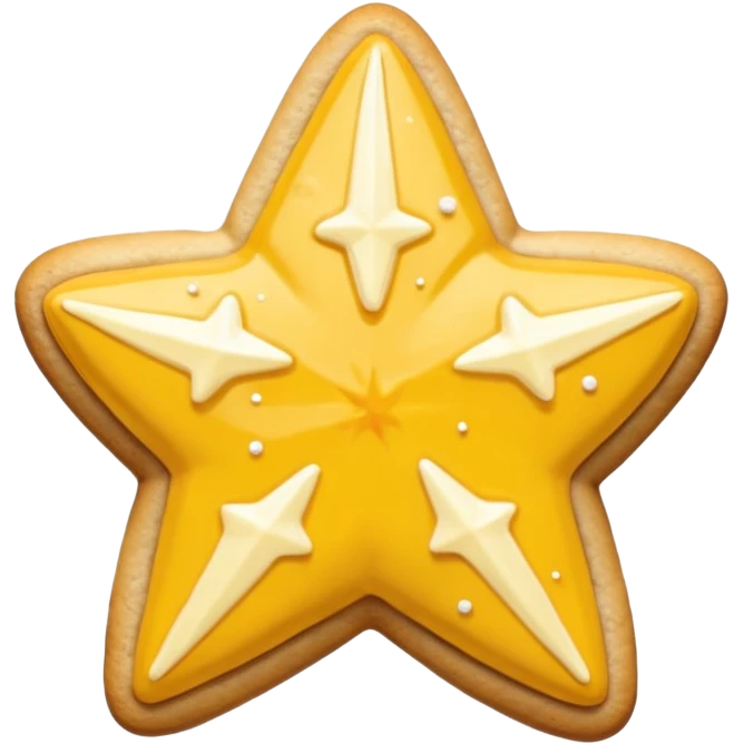 christmas star cookie emoji