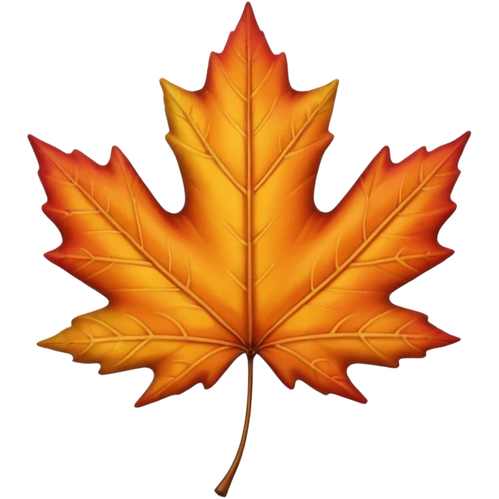 Maple-leaf-autumn-realistic emoji