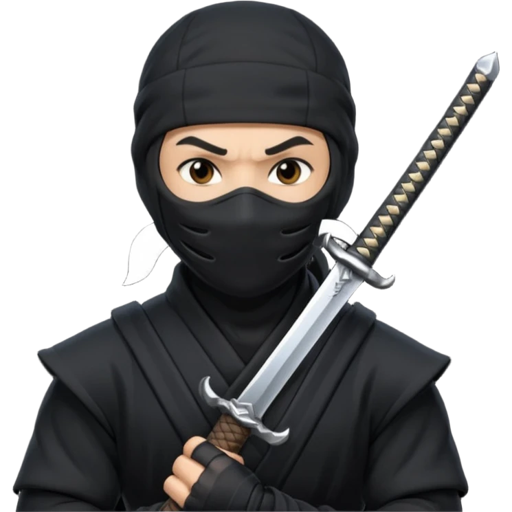Ninja with sword emoji