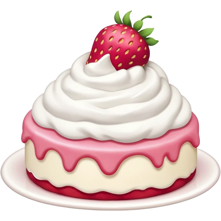 Pastel de fresa  emoji