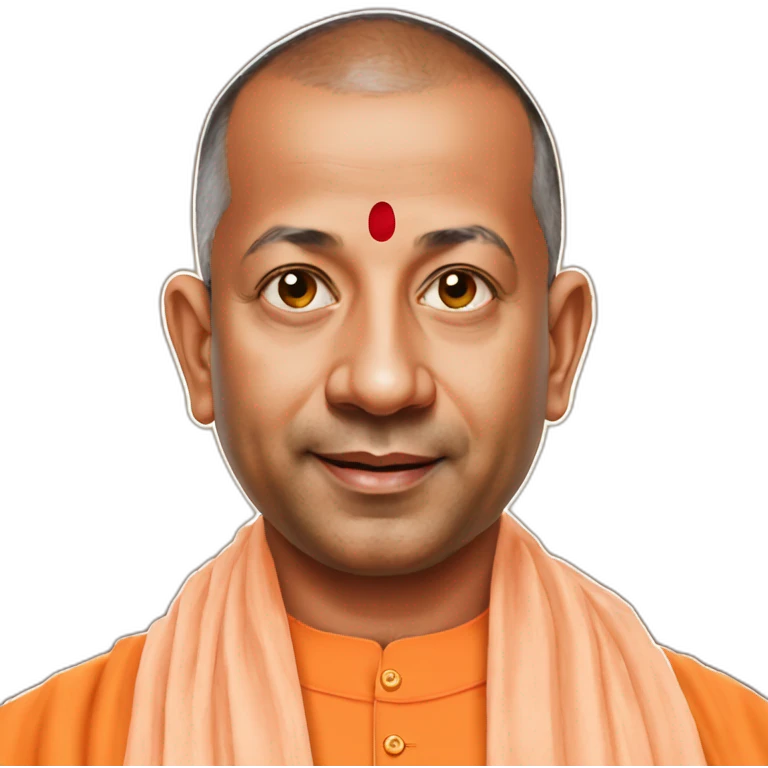 Yogi Adityanath CM of Uttar Pradesh  emoji