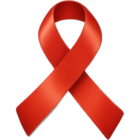Aids Red ribbon emoji
