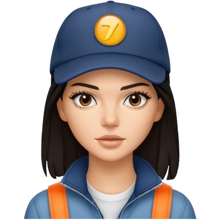 Kendal jenner with cap emoji