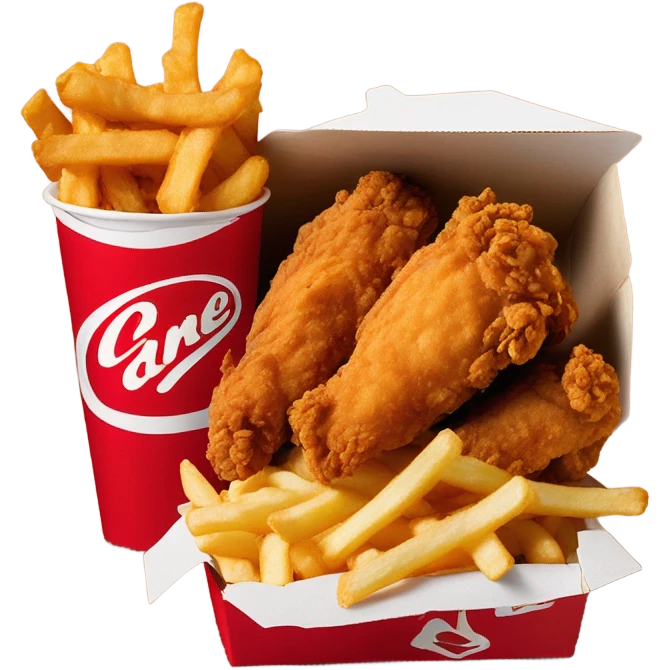 raising canes box combo emoji