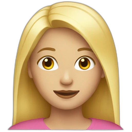 blond woman on a laptop emoji