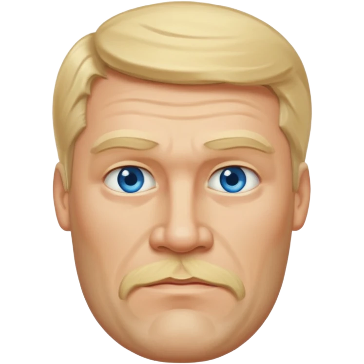 big russian man thick jawed emoji