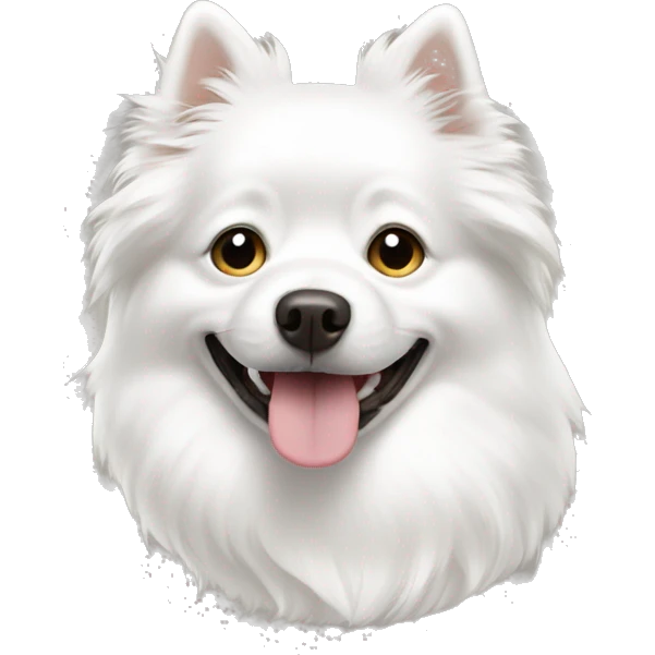 dog, white spitz emoji