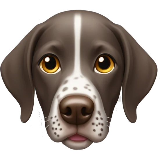 German shorthaired pointer emoji
