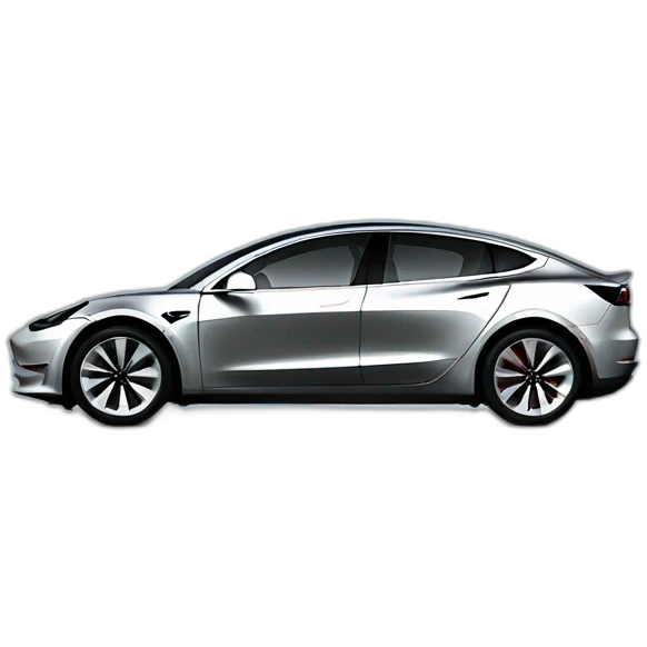 Tesla model 3 emoji